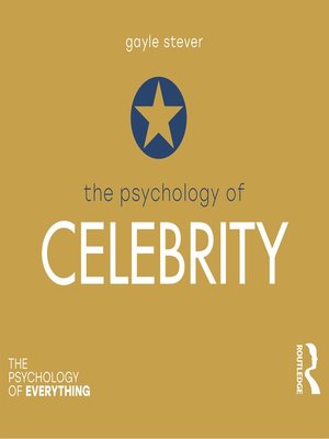 cover image of The Psychology of Celebrity